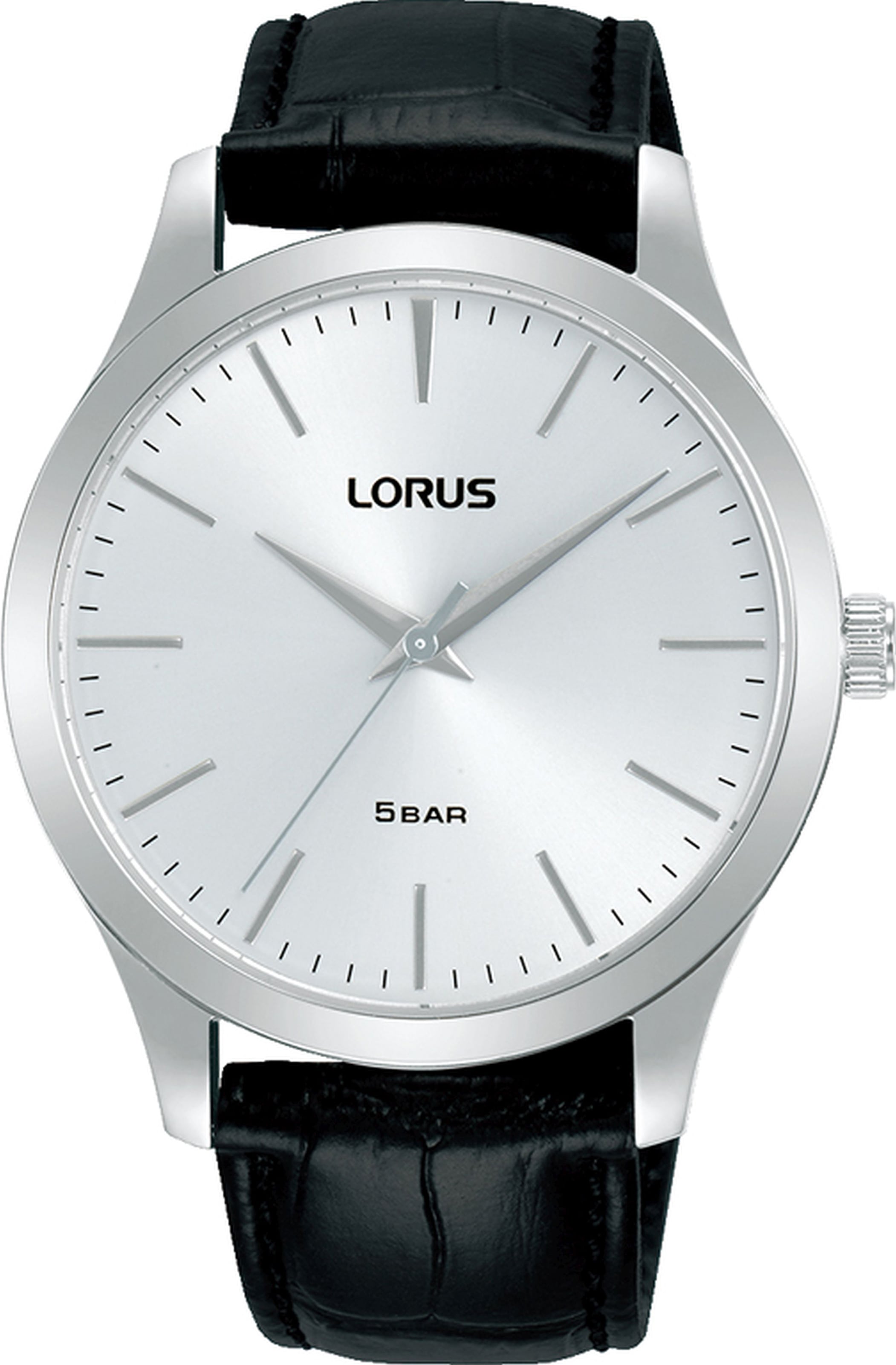 LORUS Analog Watch in Silver: front