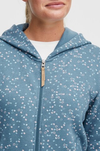 Oxmo Zip-Up Hoodie 'Beatrice' in Blue