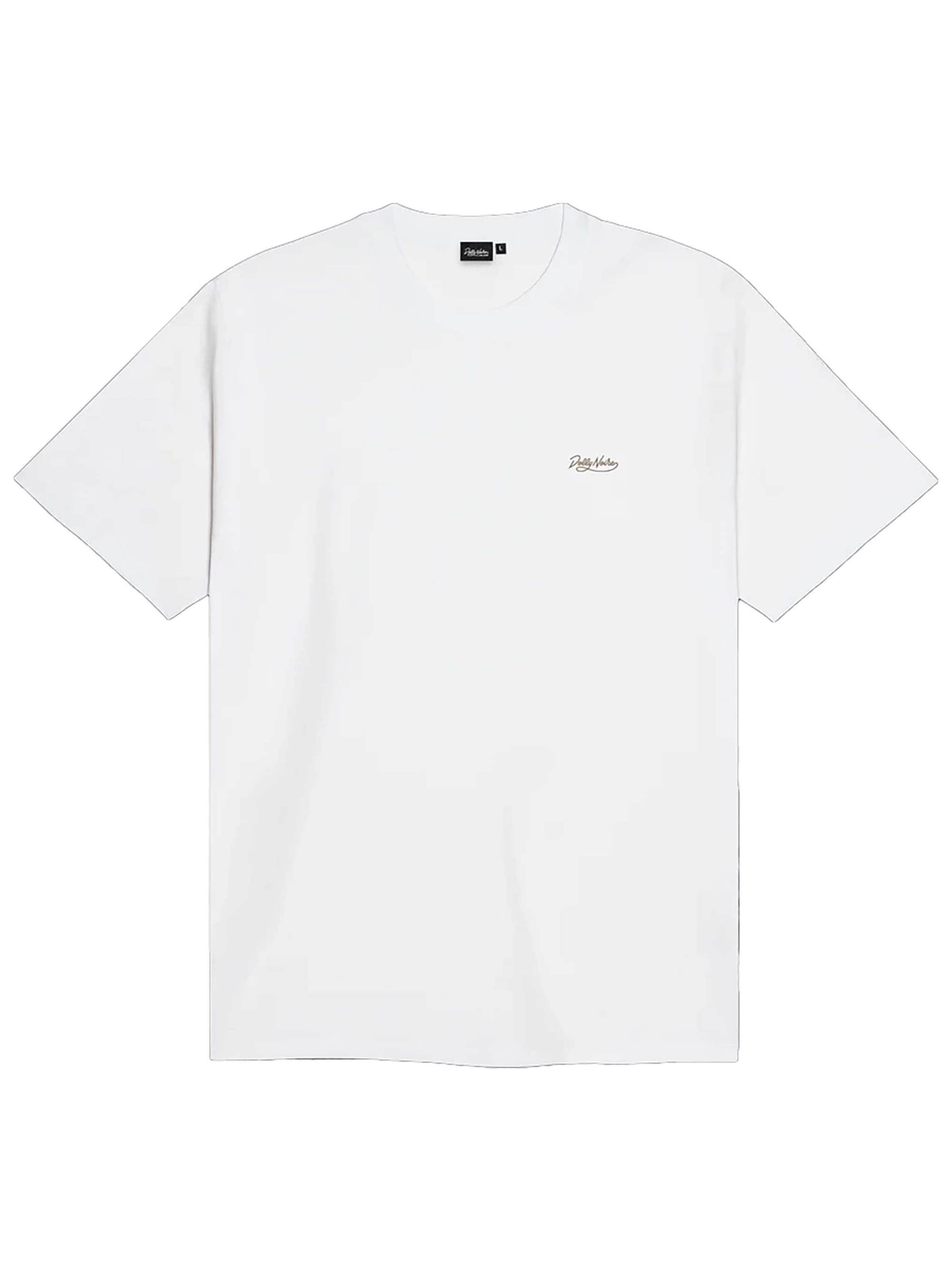 DOLLY NOIRE Shirt 'Pik-Ass' in White: front