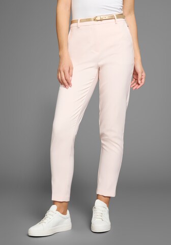 LAURA SCOTT Regular Chinohose in Pink: Vorderseite