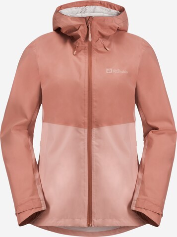 JACK WOLFSKIN Performance Jacket 'WEILTAL' in Pink: front