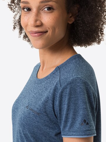 VAUDE Functioneel shirt 'W Essential T' in Blauw