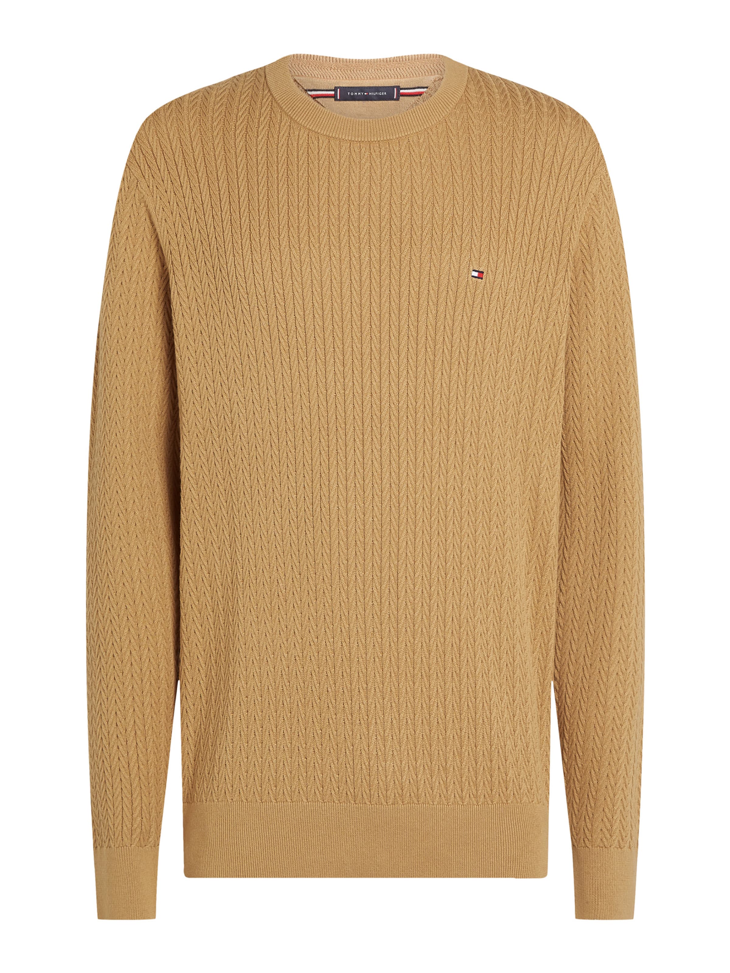 TOMMY HILFIGER Trui in de kleur Lichtbruin, Productweergave