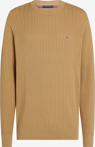 Pull-over TOMMY HILFIGER en marron : devant