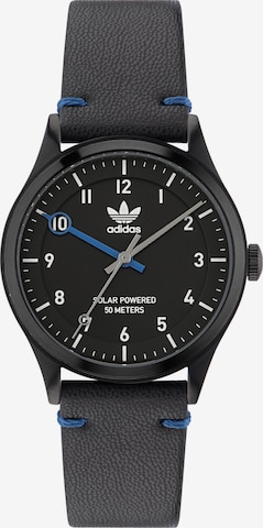 ADIDAS ORIGINALS Analog Watch 'PROJECT ONE STEEL' in Black: front