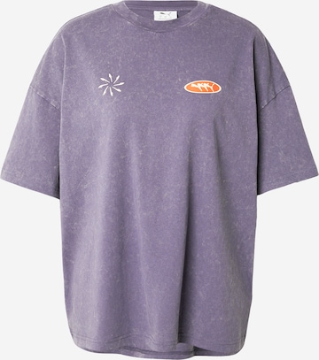 PUMA Oversized shirt 'FUTURE.PUMA.ARCHIVE' in Grijs: voorkant