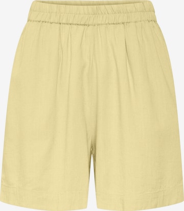 PIECES Loosefit Bukser 'PCPia' i gul: forside