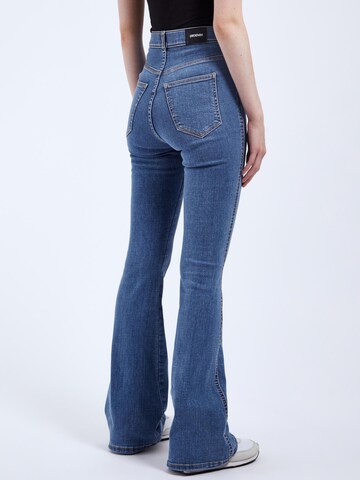 Dr. Denim Skinny Jeans 'Moxy High Flare' in Blue