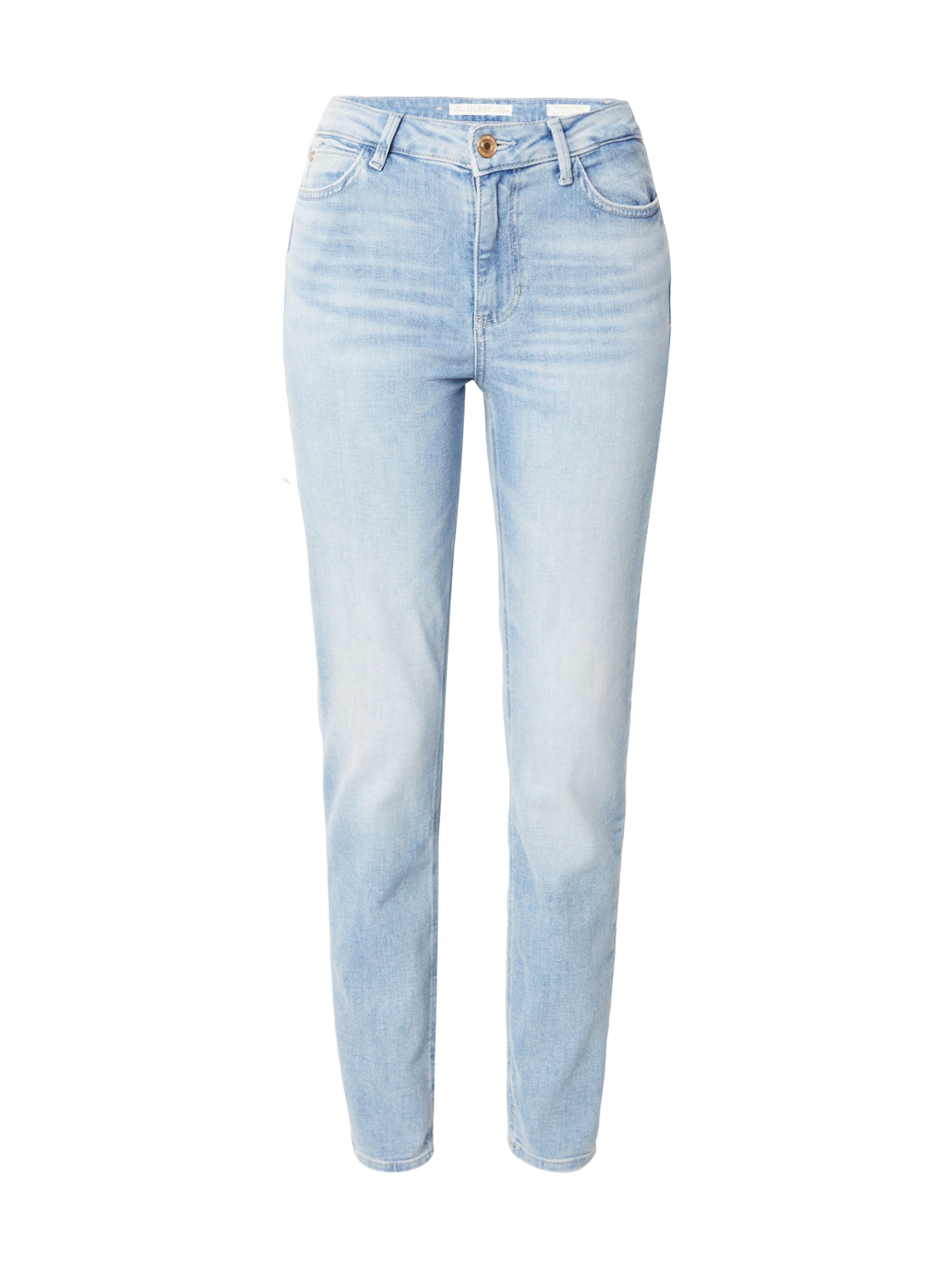 Coupe slim Jean '1981' GUESS en bleu : devant
