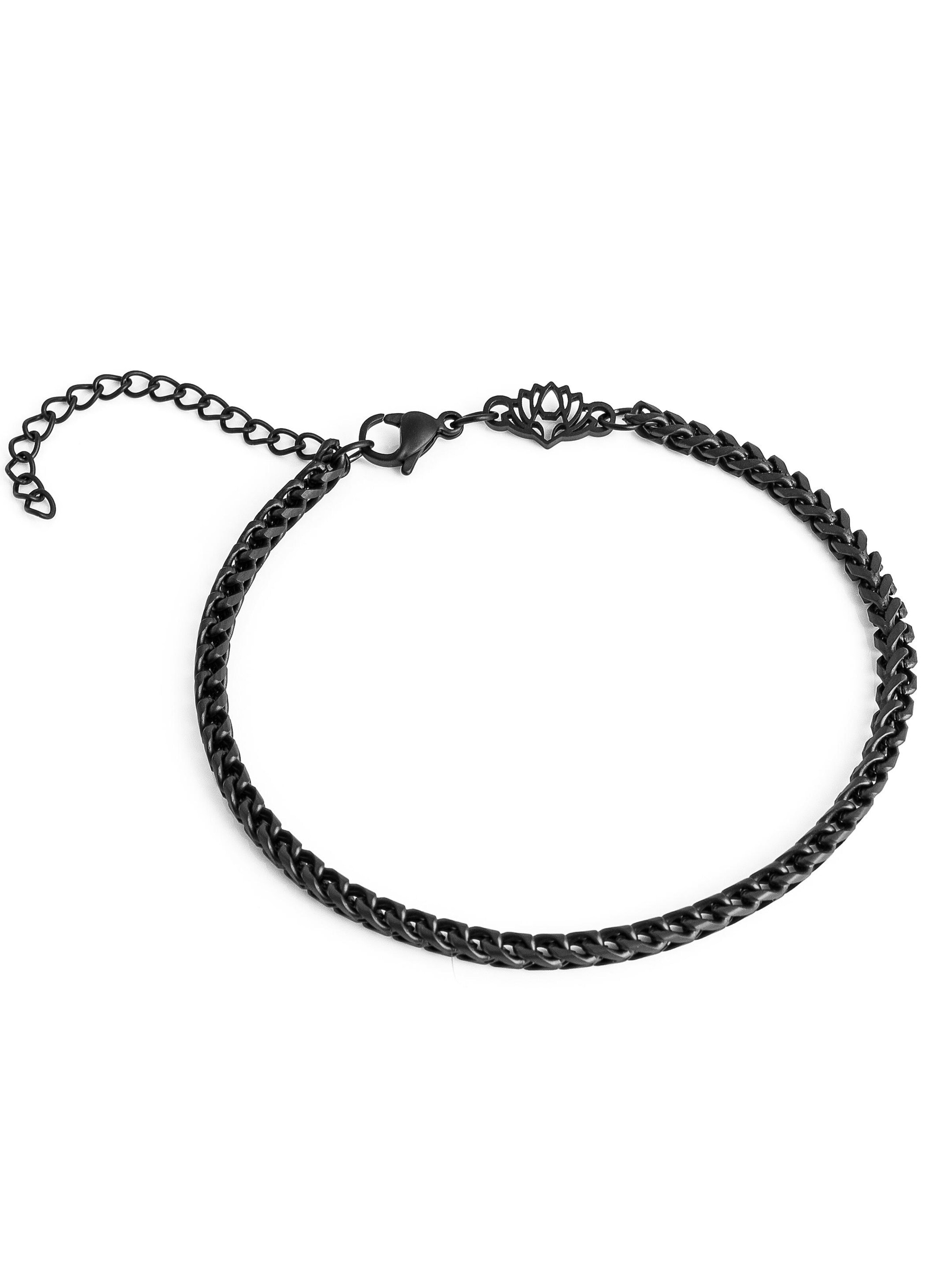 Akitsune Bracelet 'Franco' in Black: front