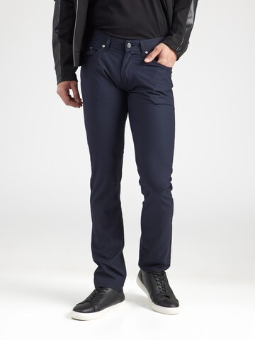 Karl Lagerfeld Slimfit Hose in Blau: Vorderseite