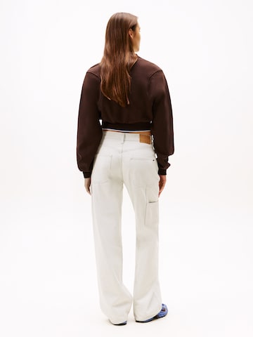 Tommy Jeans Bluzka sportowa w kolorze brązowy