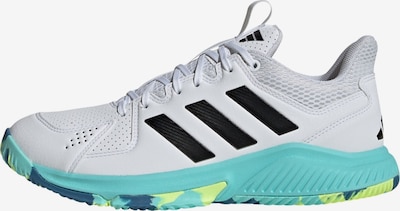ADIDAS PERFORMANCE Sportschuh 'Court Flight' in türkis / schwarz / weiß, Produktansicht