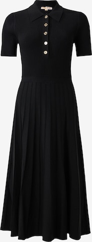 MICHAEL Michael Kors Kootud kleit 'FIT N FLARE', värv must: eest vaates