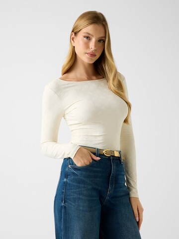 GUESS Shirt in Beige: front