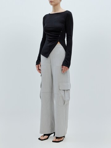 Loosefit Pantaloni cargo 'Jill' di EDITED in grigio