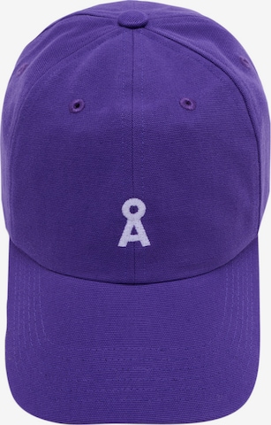 Casquette ARMEDANGELS en violet : devant