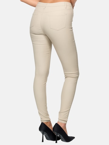 Elara Skinny Jeans i beige