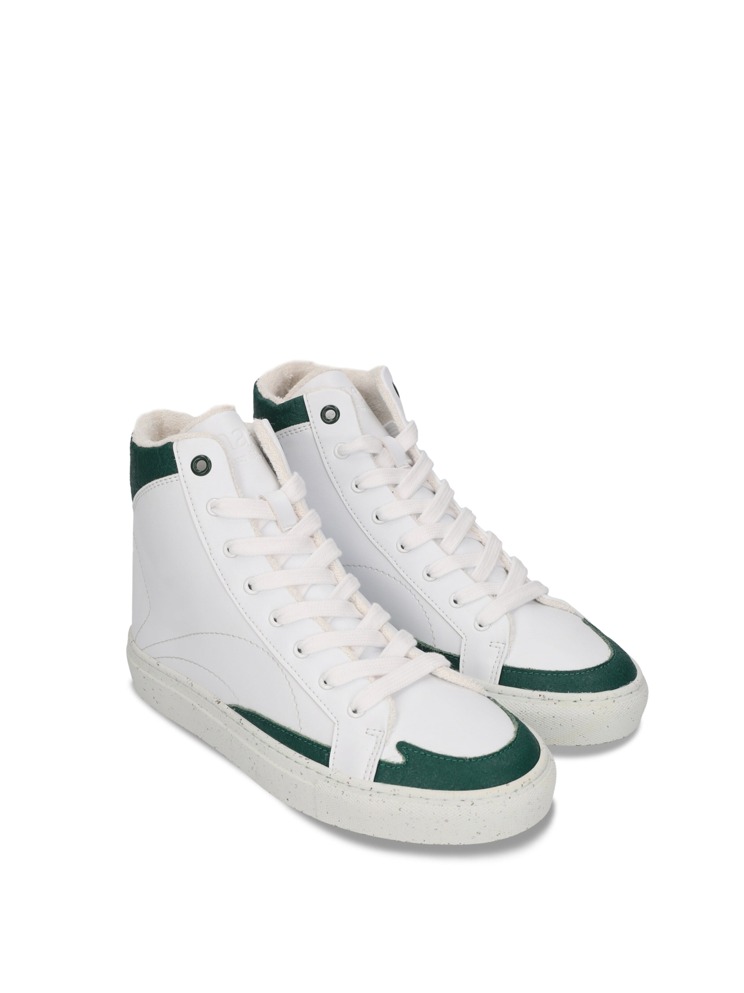 nae Vegan Shoes Sneakersy wysokie 'London' w kolorze biały