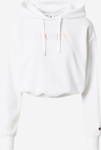 Champion Authentic Athletic Apparel Sweatshirt in White: front