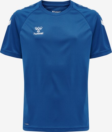 T-Shirt fonctionnel Hummel en bleu : devant