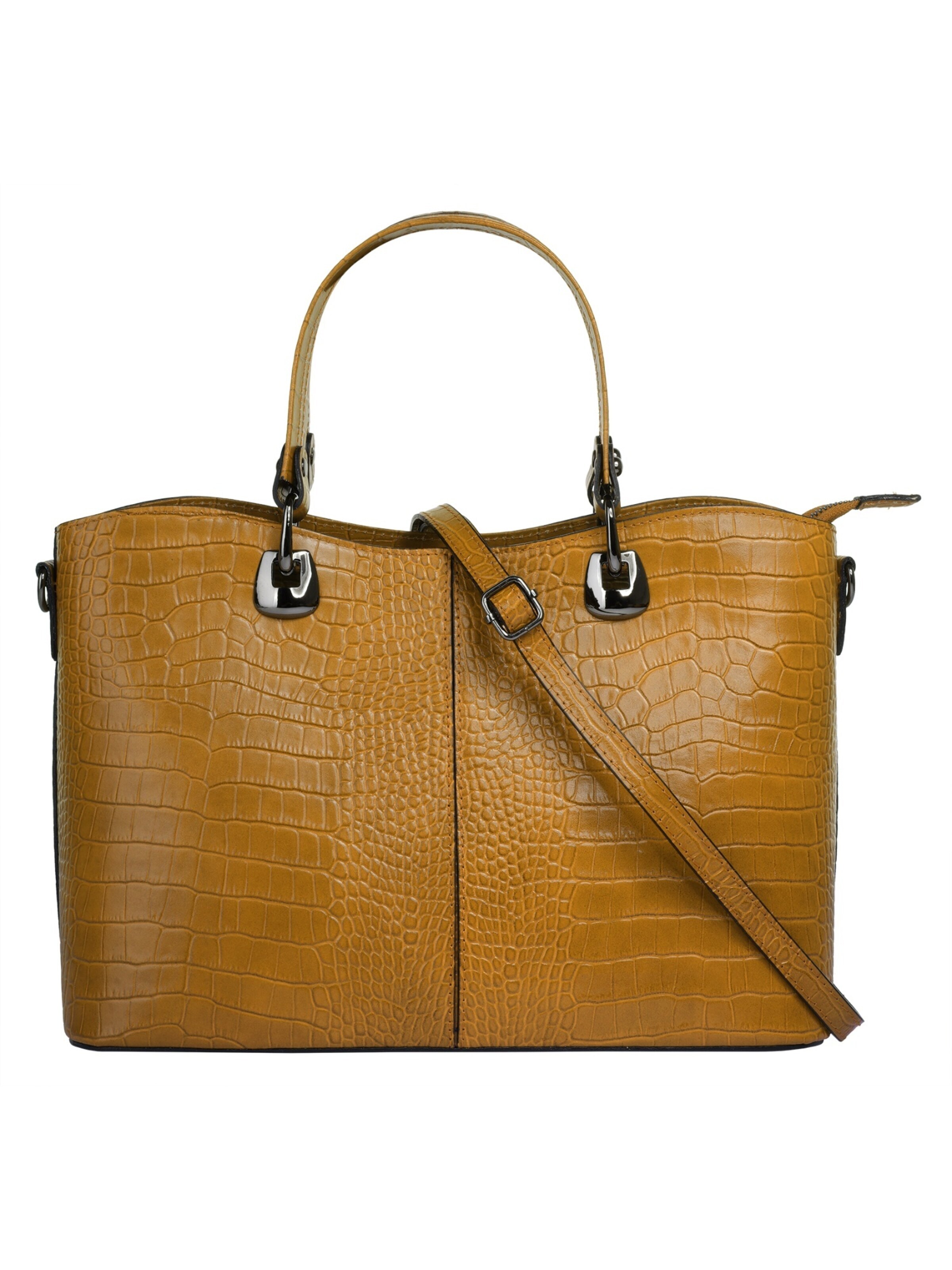 Cluty Handbag in Yellow: front