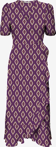Robe 'LEAH' ONLY en violet : devant
