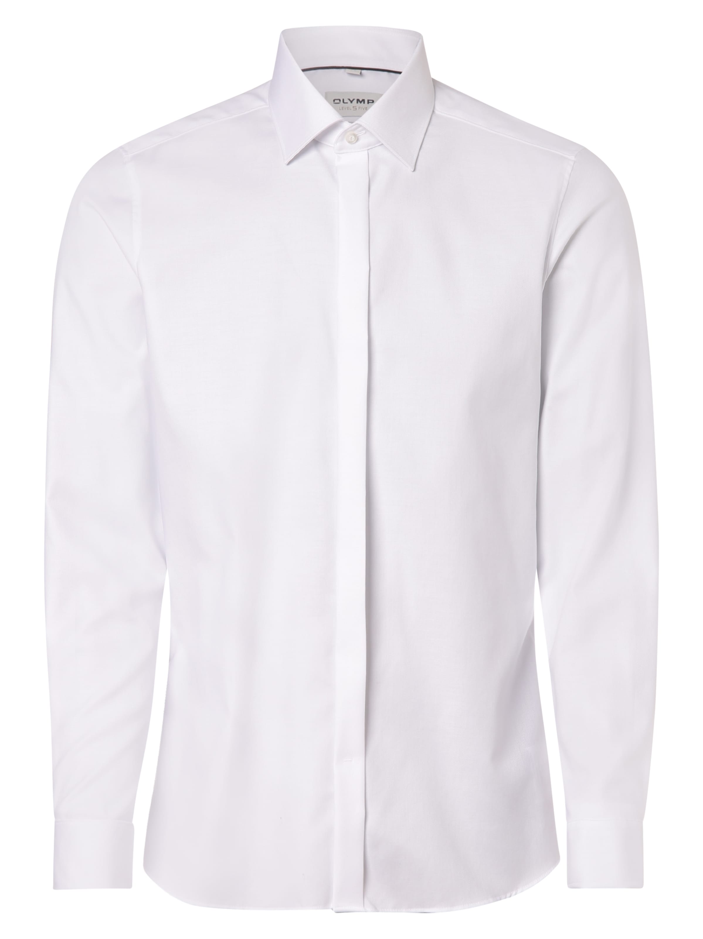 OLYMP Slim Fit Hemd in Weiß: Vorderseite