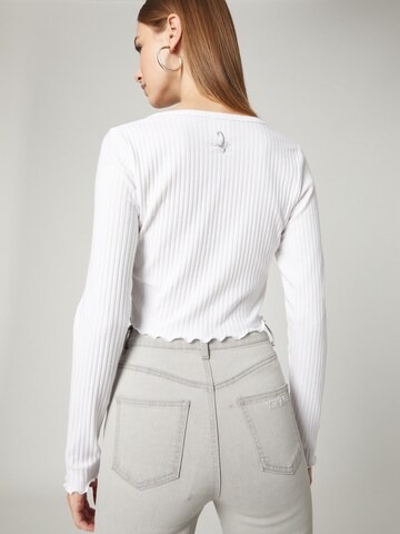 VIERVIER Shirt 'Rosalie' in White