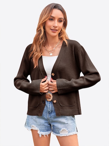 Imily Bela Kardigán - Hnedá: predná strana