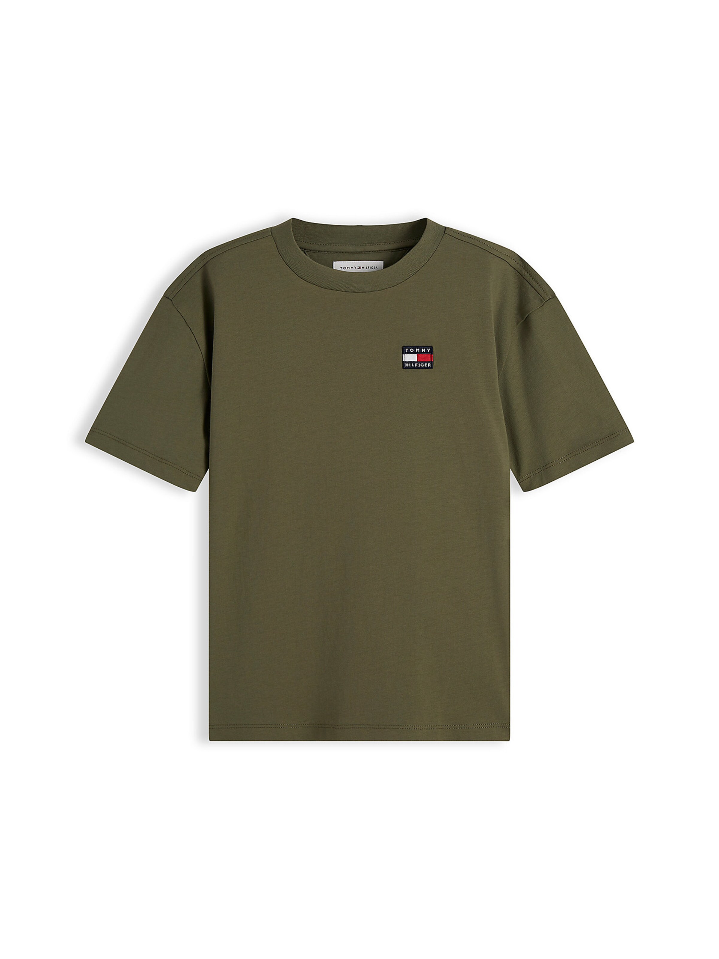 TOMMY HILFIGER T-Shirt 'Essential' in Grün: Vorderseite