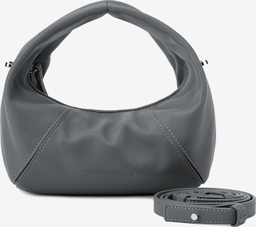 Les Visionnaires Schultertasche 'Greta' in Grau: Vorderseite