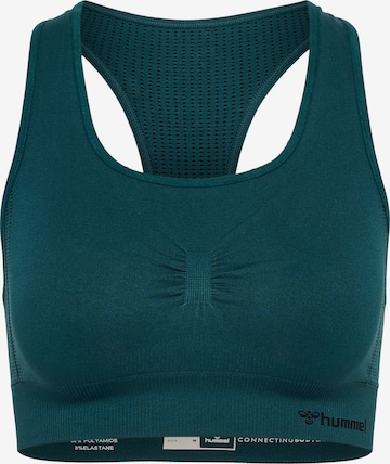 Hummel Bustier Sport-BH in Grün: predná strana