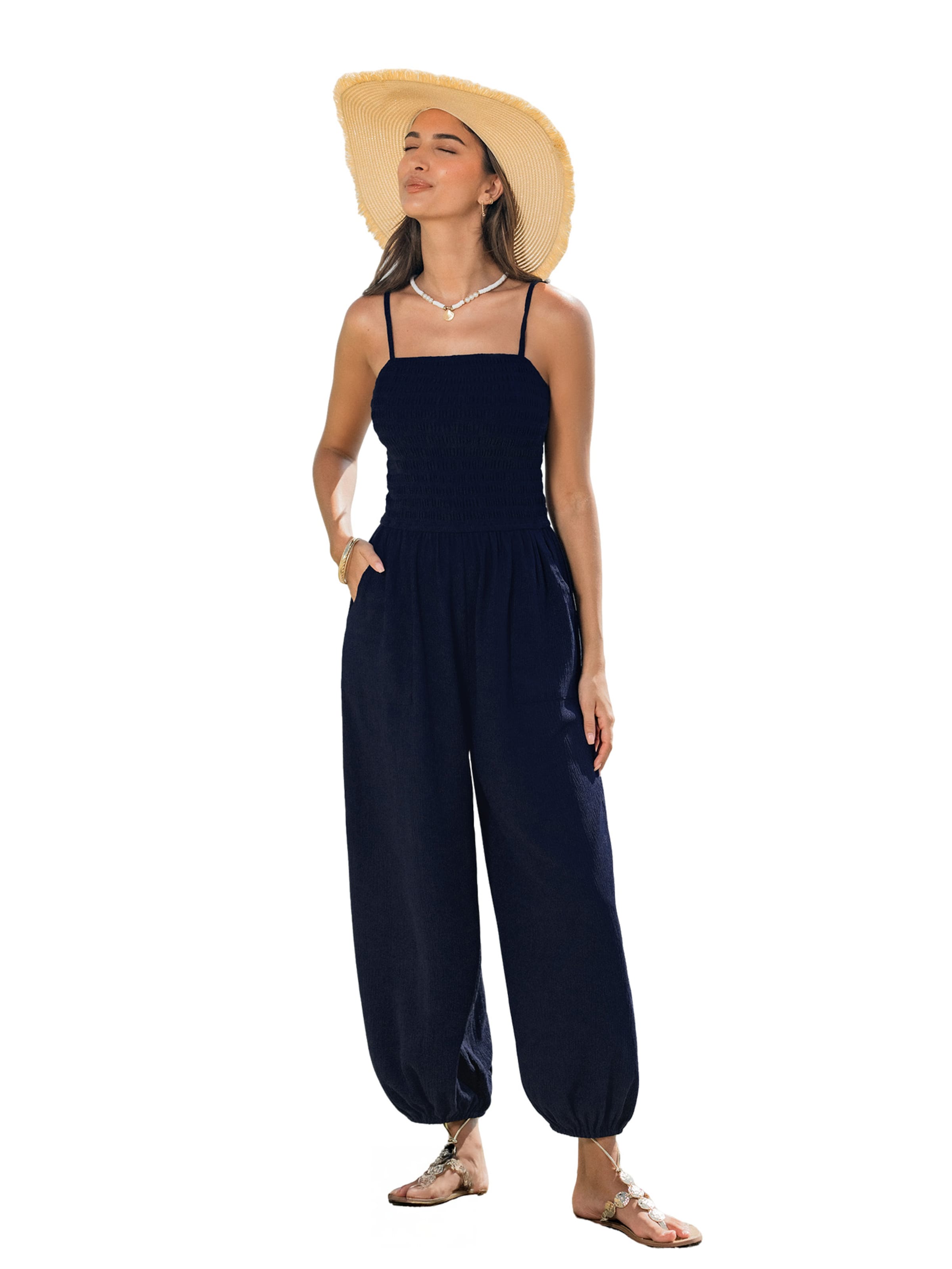 Cupshe Jumpsuit 'CAA13E6B012AA' in Blue: front