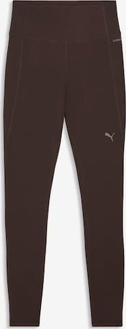 PUMA Skinny Sporthose 'Cloudspun' in Braun: Vorderseite