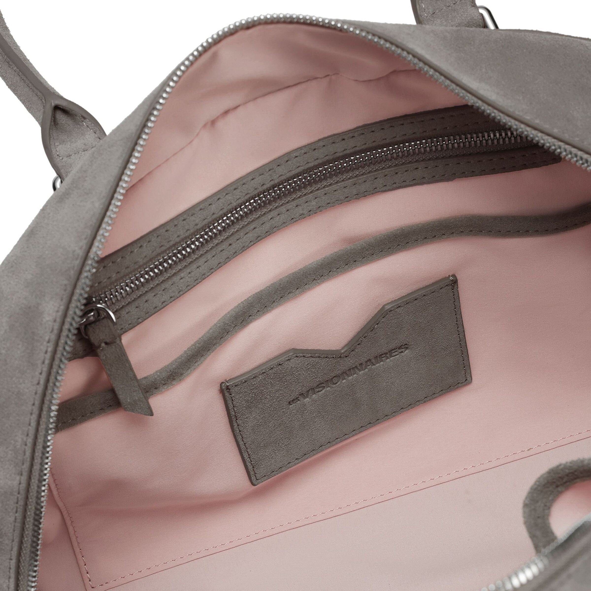 Borsa a spalla 'Odette Cozy Chain' di Les Visionnaires in grigio