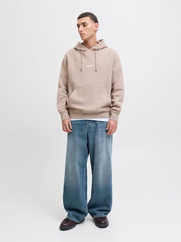 JACK & JONES Sweatshirt 'JJESoho' in Beige