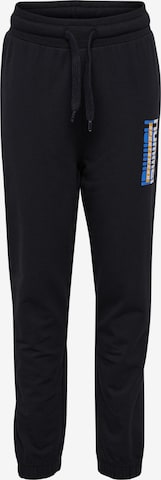 Hummel Tapered Hose 'Tukas' in Schwarz: Vorderseite