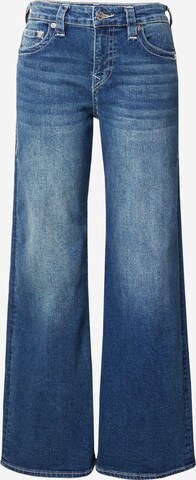 True Religion Wide leg Τζιν σε μπλε: μπροστά