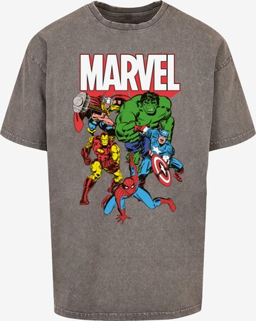 Maglietta 'Avengers - Marvel Comics' di ABSOLUTE CULT in grigio: frontale