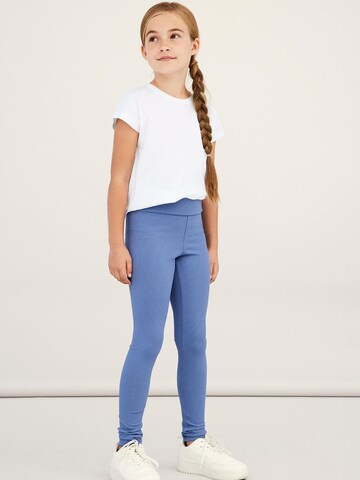 NAME IT Skinny Leggings 'Tila' i blå