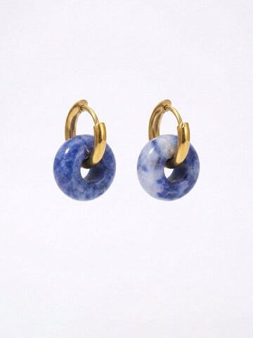 Nemomatheo Earrings 'Himmelskreis' in Blue: front