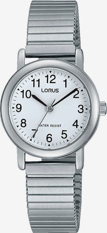 Montre à affichage analogique LORUS en argent : devant