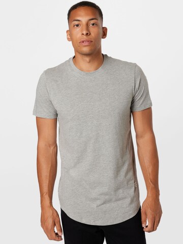 Coupe regular T-Shirt 'NOA' JACK & JONES en gris : devant