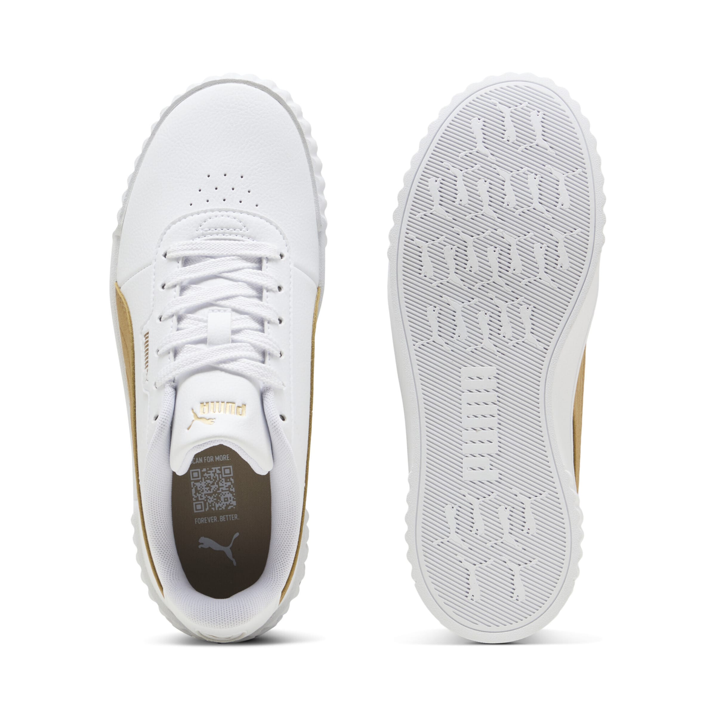 Baskets basses 'Carina 3.0' PUMA en blanc