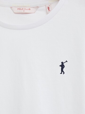 Polo Club Shirt in White
