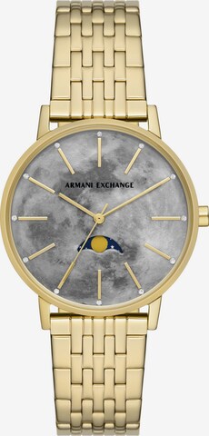 ARMANI EXCHANGE Analoguhr in Gold: predná strana