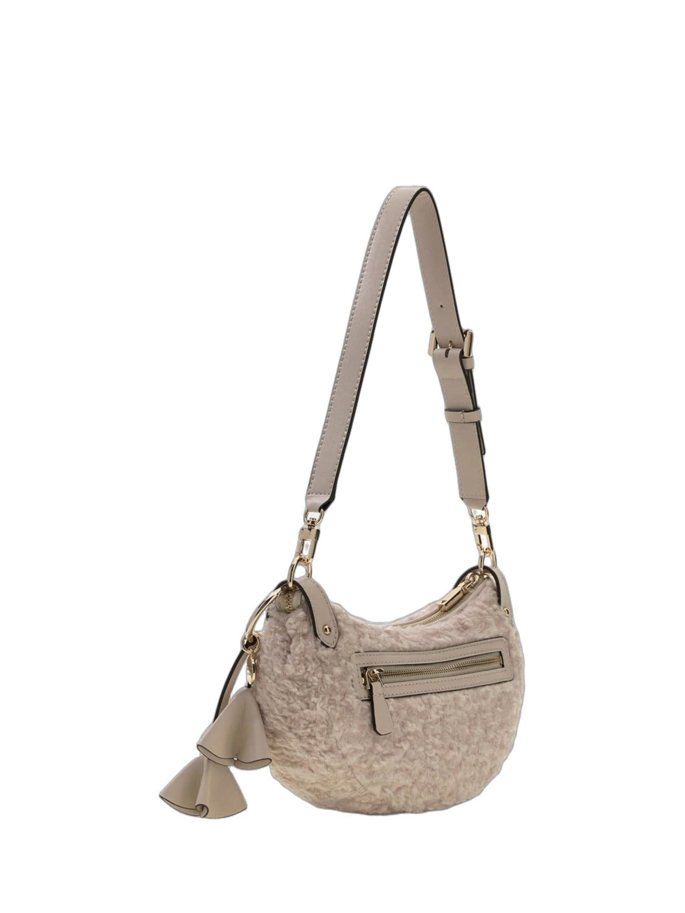 GUESS Taška cez rameno 'Guess Sac Bandoulière Katie Off White' - Biela