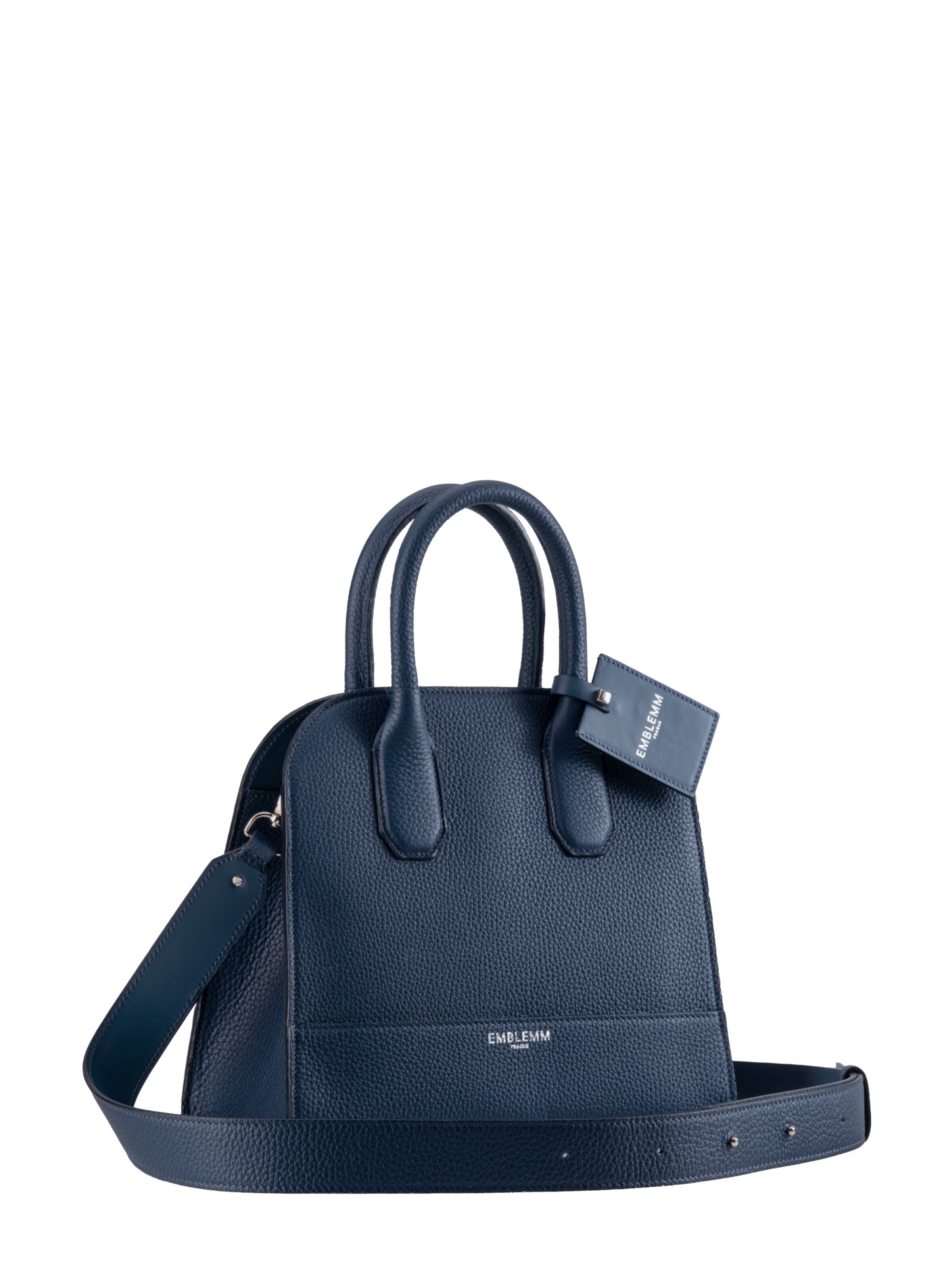 EMBLEMM Handtasche 'The Tone Bag'‌‌‌‌ in Blau: Vorderseite