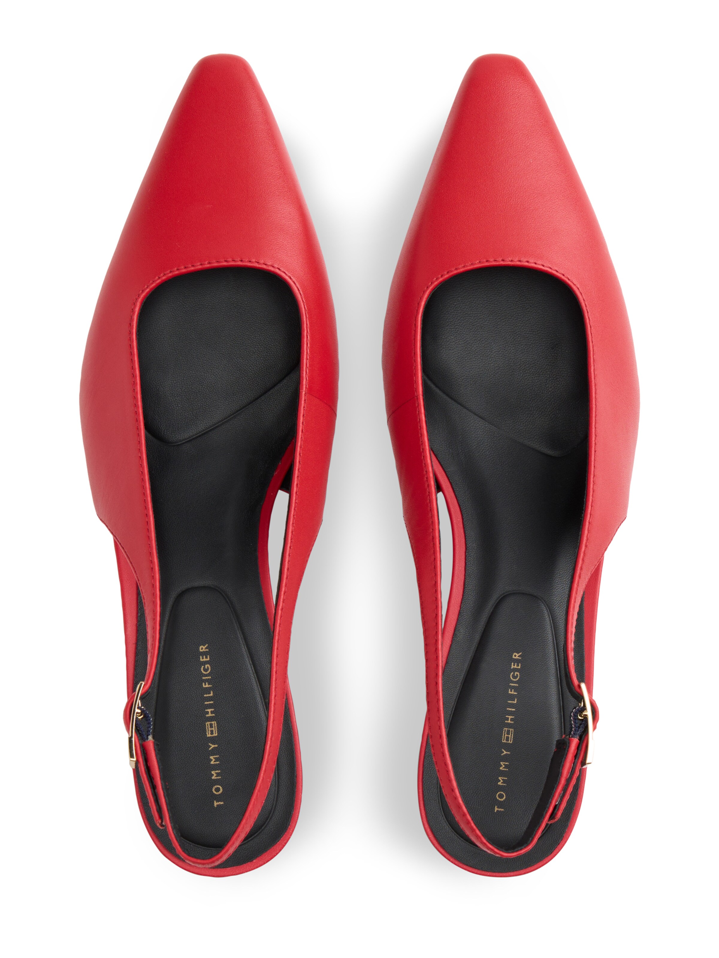 Escarpins à bride arrière TOMMY HILFIGER en rouge